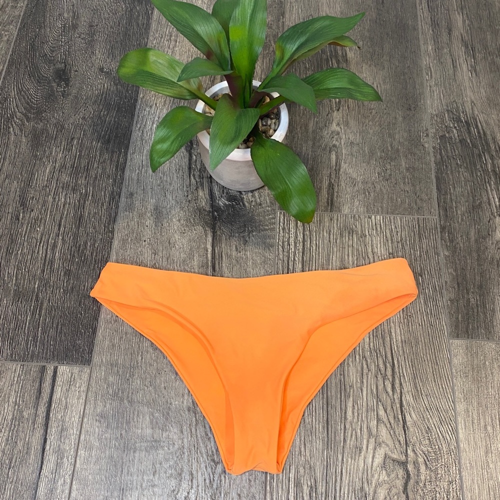 Orange bikini bottoms